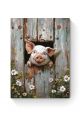 Картина по номерам на подрамнике «Поросёнок» 80x60 см