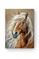 Алмазная мозаика на подрамнике «Конь Булат» 60x45 см
