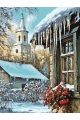 Картина по номерам на подрамнике «Первая капель» 80x60 см