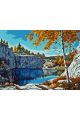 Картина по номерам без подрамника «Рускеала» 80x60 см