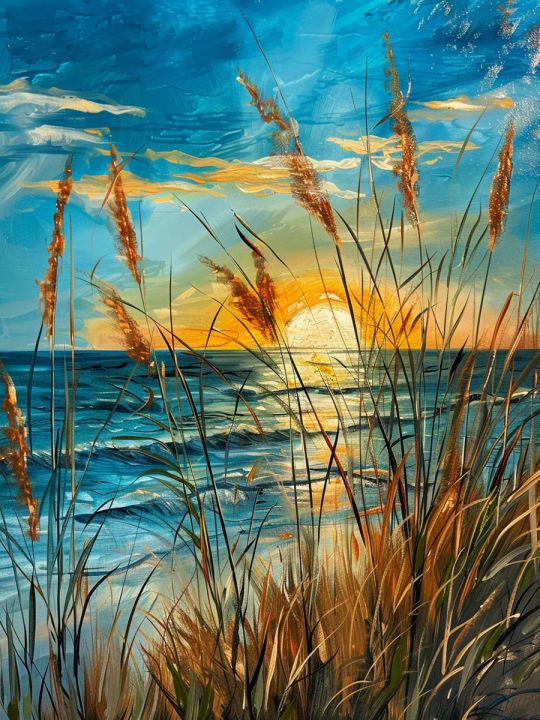 Алмазная мозаика без подрамника «Песчаные дюны» 80x60 см