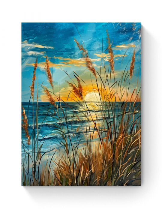 Алмазная мозаика на подрамнике «Песчаные дюны» 40x30 см