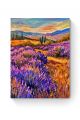 Алмазная мозаика на подрамнике «Лавандовое поле» 40x30 см