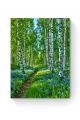 Алмазная мозаика на подрамнике «Лесная тропинка» 70x50 см