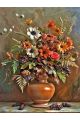 Алмазная мозаика без подрамника «Аромат осени» 80x60 см