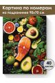 Картина по номерам на подрамнике «Микс вкусов» 90x70 см