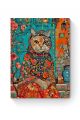 Алмазная мозаика на подрамнике «Кошка Матрешка» 50x40 см, 50 цветов