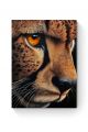Алмазная мозаика на подрамнике «Взгляд гепарда» 60x45 см