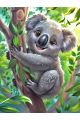 Алмазная мозаика на подрамнике «Крошка коала» 80x60 см