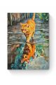 Алмазная мозаика на подрамнике «Лапами по лужам» 50x40 см
