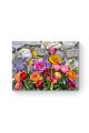 Алмазная мозаика на подрамнике «Цветочное панно» 50x40 см