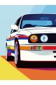 Алмазная мозаика без подрамника «Спорткар» 35x25 см