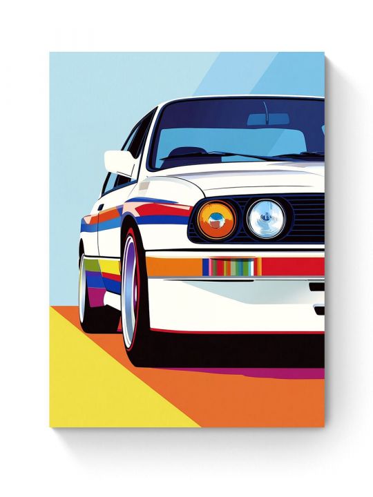 Алмазная мозаика на подрамнике «Спорткар» 60x45 см