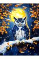 Алмазная мозаика без подрамника «Совушка» 50x40 см