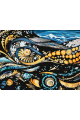 Картина по номерам без подрамника «Морская тайна» 25x20 см