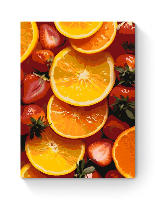 Картина по номерам на подрамнике «Яркий вкус» 35x25 см