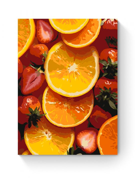 Картина по номерам на подрамнике «Яркий вкус» 25x20 см