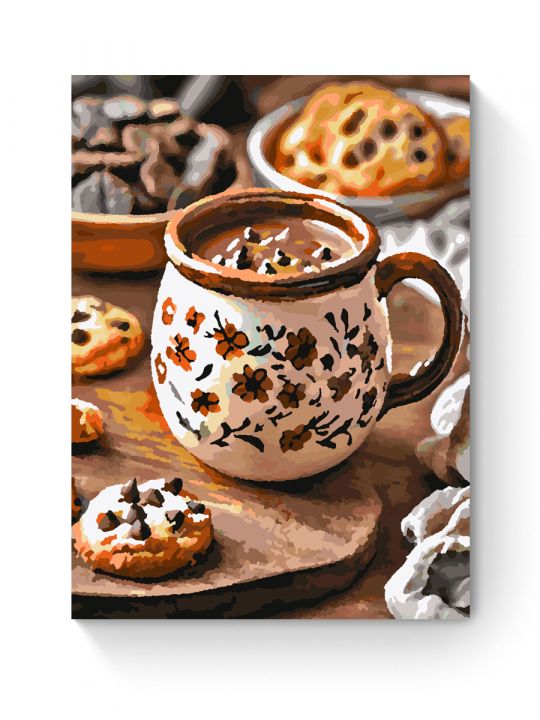 Картина по номерам на подрамнике «Вкус шоколада» 25x20 см