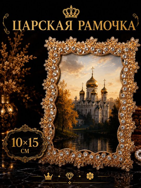 Рамка резная под старину 10 x 15 см