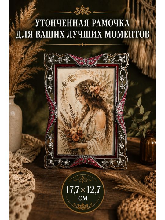 Рамка резная под старину 18 x 13 см