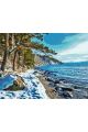 Картина по номерам без подрамника «Берег Байкала» 80x60 см