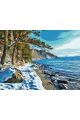 Картина по номерам без подрамника «Берег Байкала» 130x100 см
