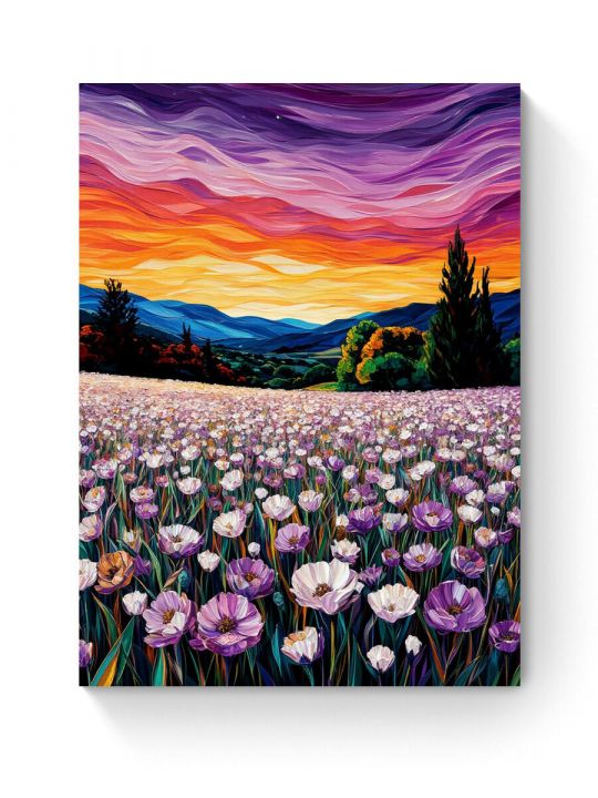 Алмазная мозаика на подрамнике «Заря» 50x40 см