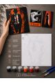 Картина по номерам 18x13 см, без подрамника. Набор 3 шт.