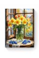 Алмазная мозаика на подрамнике «Нарциссы» 35x25 см
