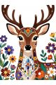 Алмазная мозаика без подрамника «Сказочный олень» 40x30 см