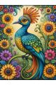 Алмазная мозаика без подрамника «Птица» 50x40 см