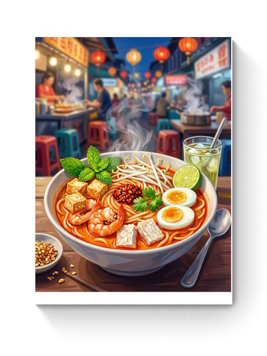 Алмазная мозаика на подрамнике «Пряный бульон» 50x40 см