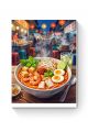 Алмазная мозаика на подрамнике «Пряный бульон» 50x40 см