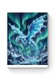 Алмазная мозаика на подрамнике «Ледяной страж» 40x30 см