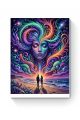Алмазная мозаика на подрамнике «Звёздный лик» 50x40 см