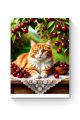 Алмазная мозаика на подрамнике «Рыжий кот» 40x30 см