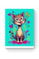 Алмазная мозаика на подрамнике «Озорной котик» 50x40 см