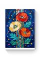 Алмазная мозаика на подрамнике «Мозаичный букет» 50x40 см