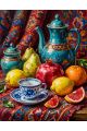 Алмазная мозаика без подрамника «Сочный акцент» 50x40 см