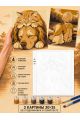 Картина по номерам 25x20 см. Набор 2 шт. КПМ-052