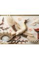Алмазная мозаика без подрамника «Грация журавля» 50x40 см