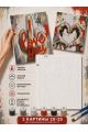 Картина по номерам 25x20 см. Набор 2 шт. КПМ-049