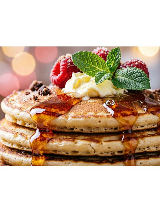 Алмазная мозаика без подрамника «Вкусный завтрак» 40x30 см