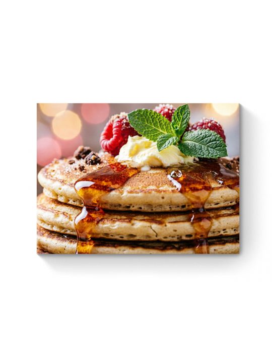 Алмазная мозаика на подрамнике «Вкусный завтрак» 90x70 см