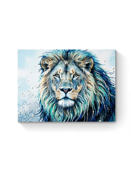 Алмазная мозаика на подрамнике «Магия гривы» 40x30 см