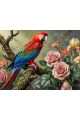 Алмазная мозаика без подрамника «Цветущий рай» 40x30 см