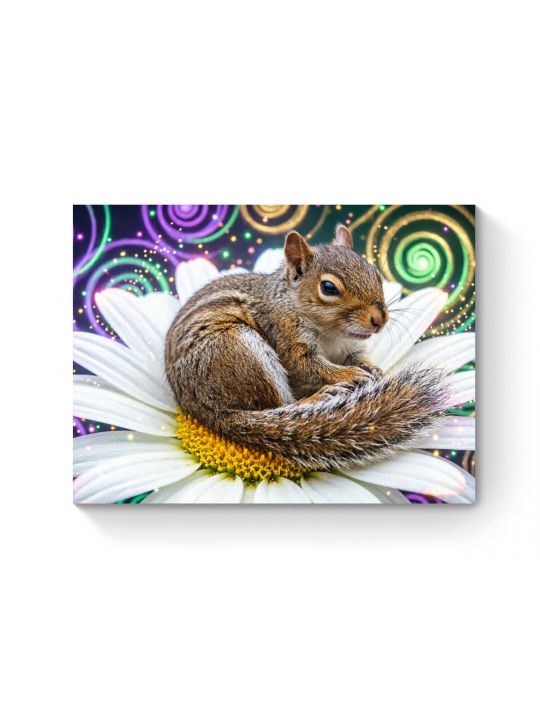 Алмазная мозаика на подрамнике «Тёплый комочек» 40x30 см