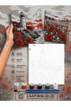 Картина по номерам 25x20 см. Набор 2 шт. КПМ-063
