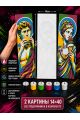 Картина по номерам 40x14 см. Набор 2 шт. КПМ-096