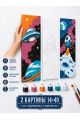 Картина по номерам 40x14 см. Набор 2 шт. КПМ-116